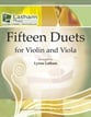 15 DUETS FOR VIOLIN AND VIOLA cover
